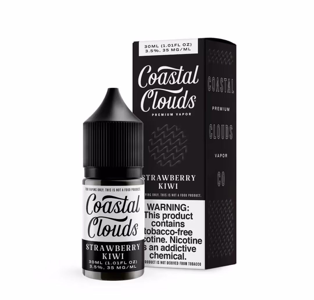 Coastal Clouds Salt Nic 50mg - Strawberry Kiwi - 593