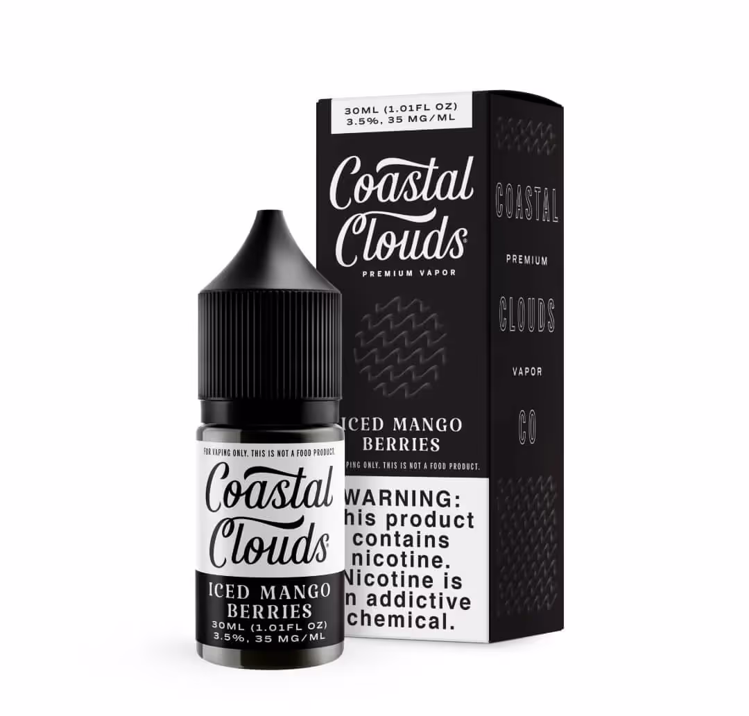 Coastal Clouds Salt Nic 50mg - Iced Mango Berries - 585