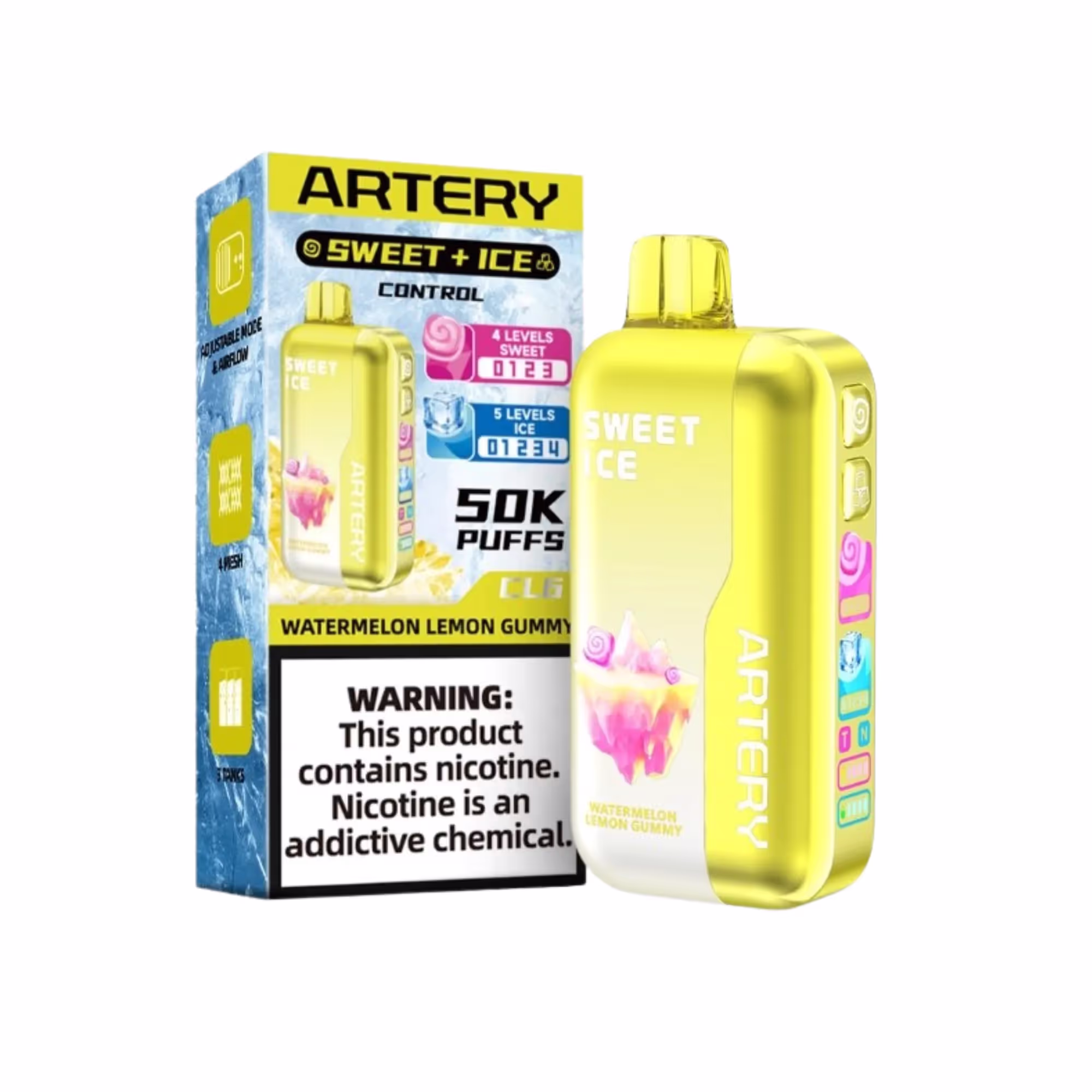 Artery 50k 5% Watermelon Lemon Gummy - 4965