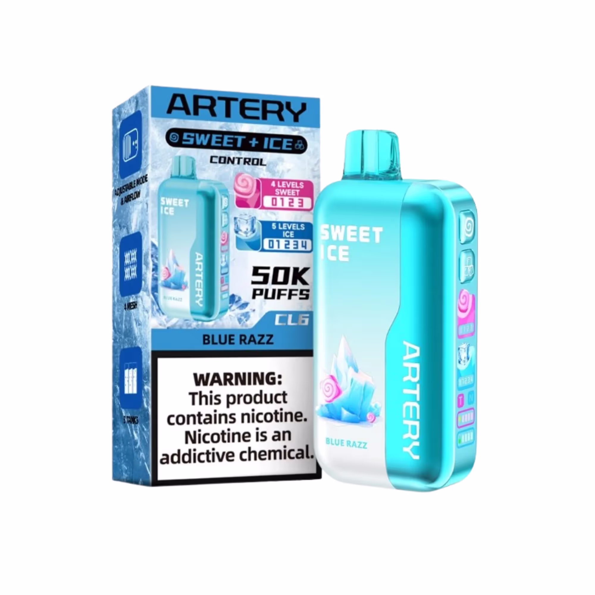 Artery 50k 5% Blue Razz - 4973