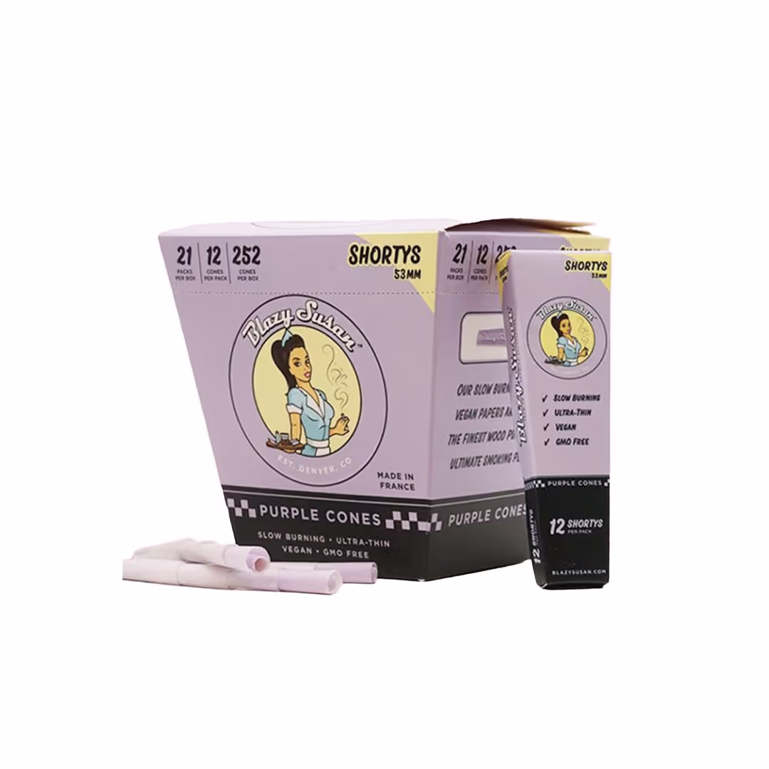 Blazy Susan Purple 53MM Shortys 21CT - 772