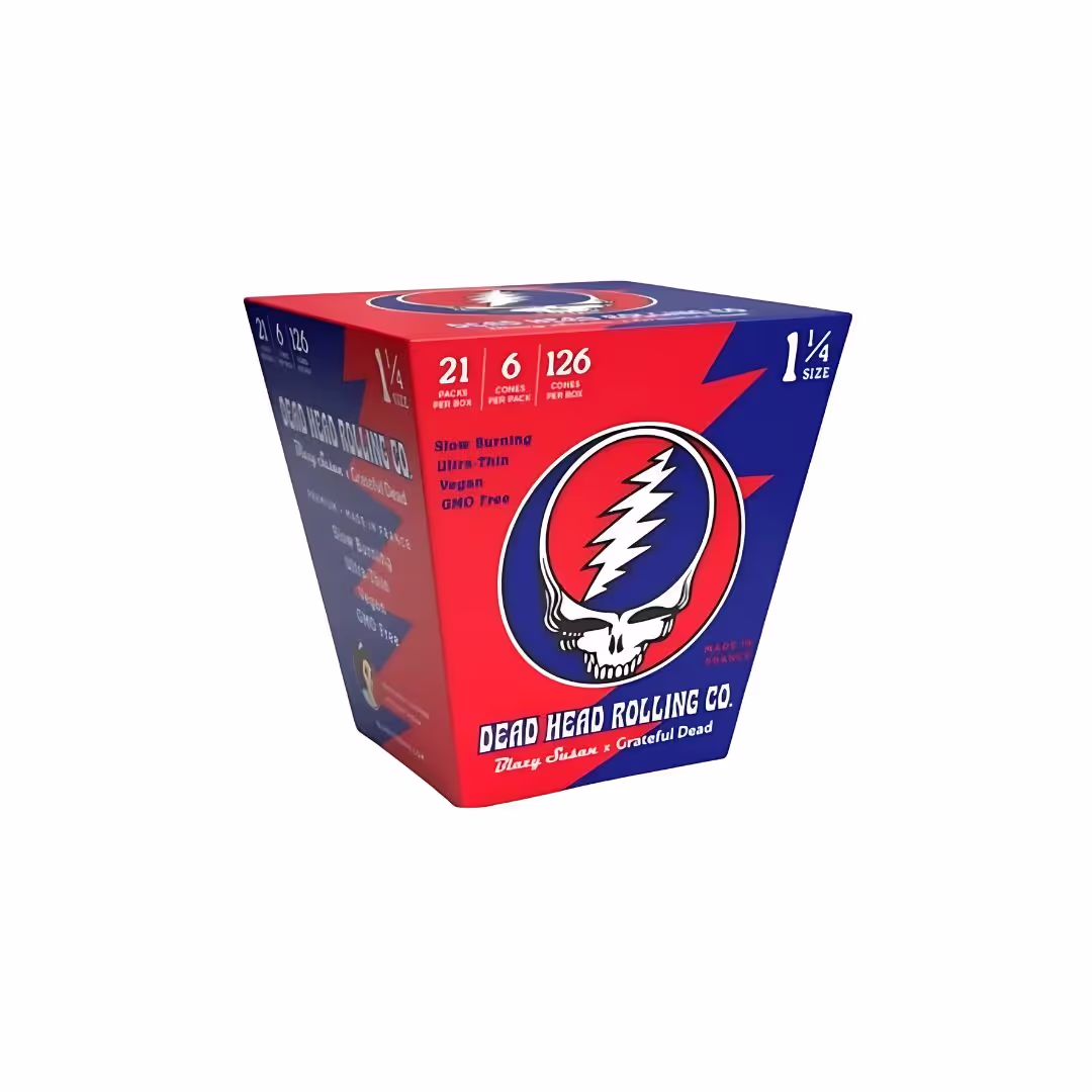 Blazy Susan Grateful Dead 1 1/4 Cones 6PK 21ct - 803