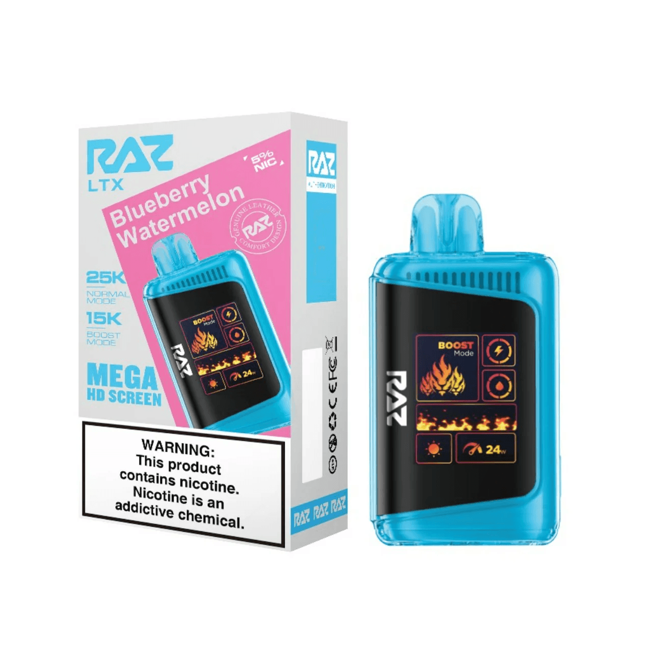 RAZ LTX 25K 5% Blueberry Watermelon - 2411