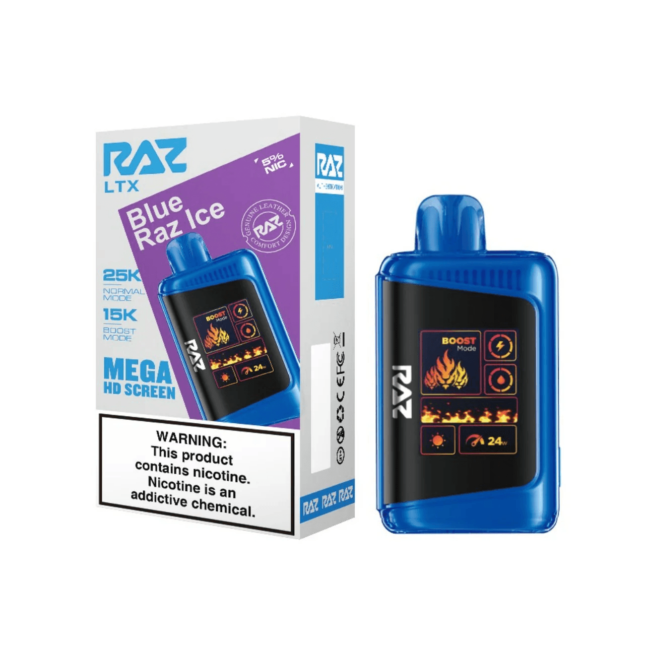 RAZ LTX 25K 5% Blue Raz Ice - 2538