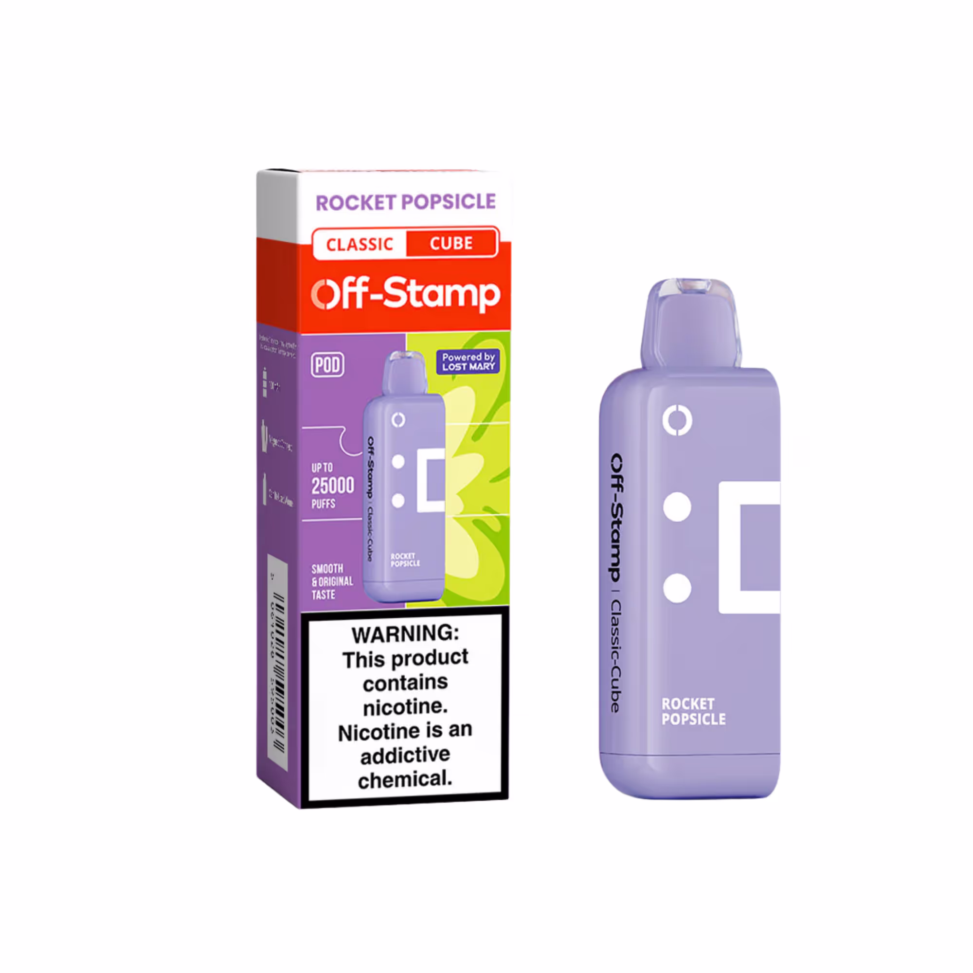 Off Stamp X Cube 25k POD Rocket Popsicle - 4930