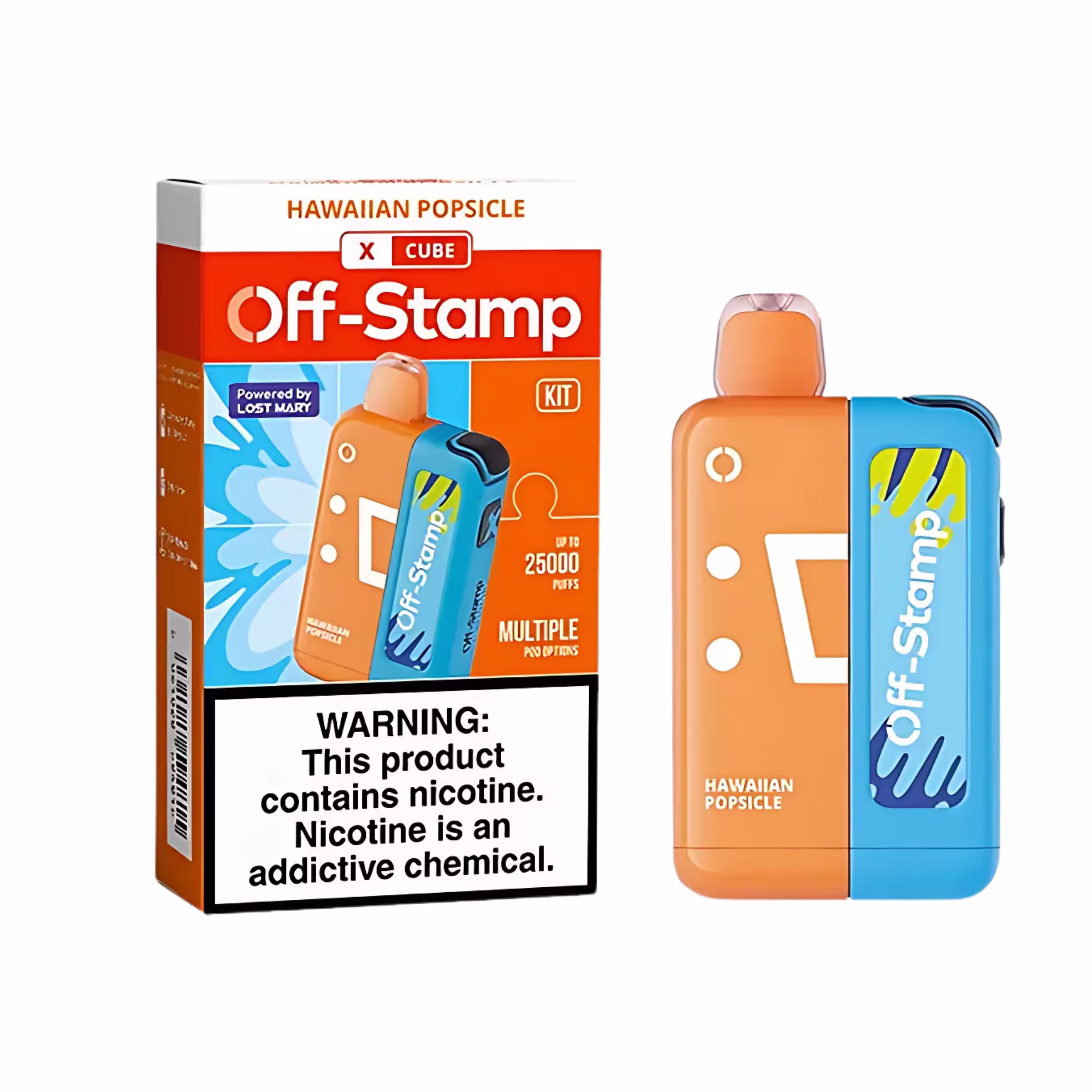 Off Stamp X Cube 25k Hawaiian Popsicle - 4920