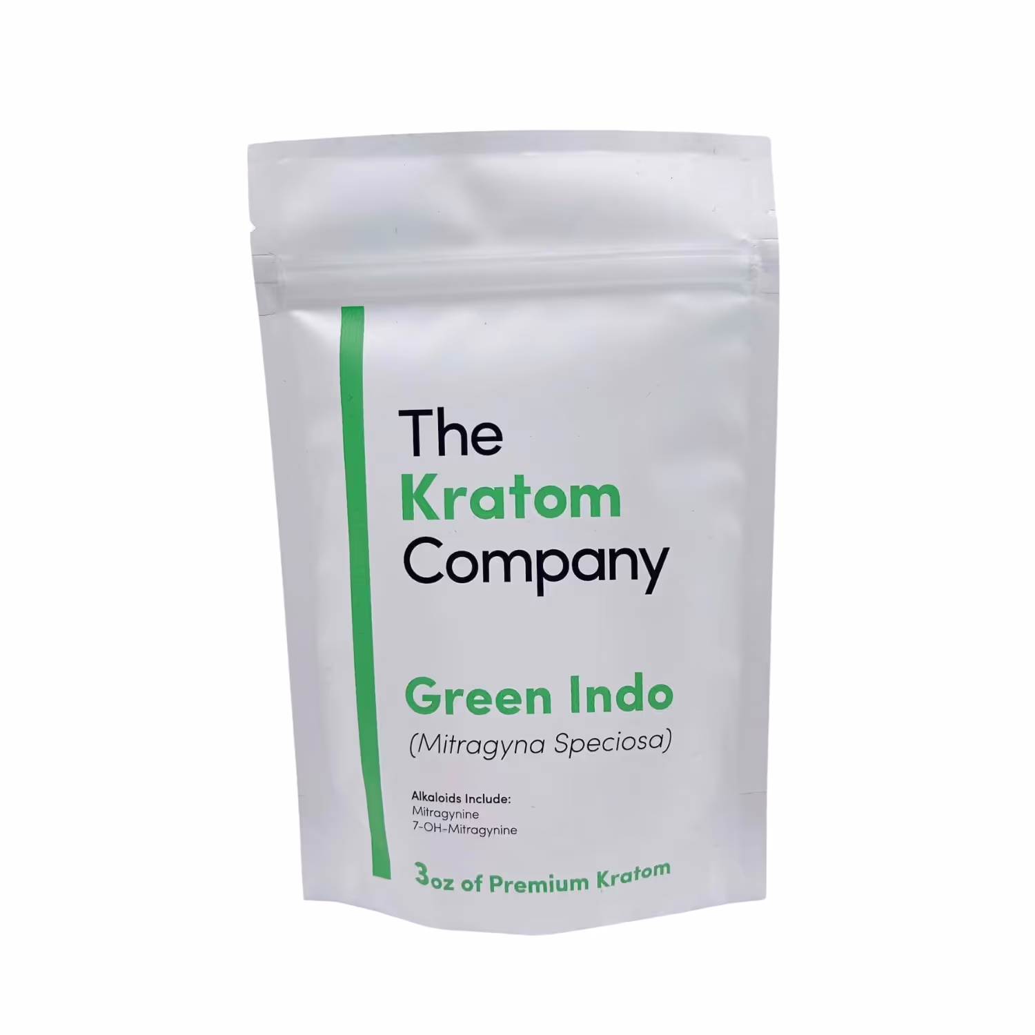 The Kratom Company Powder: 3oz Green Indo - 216