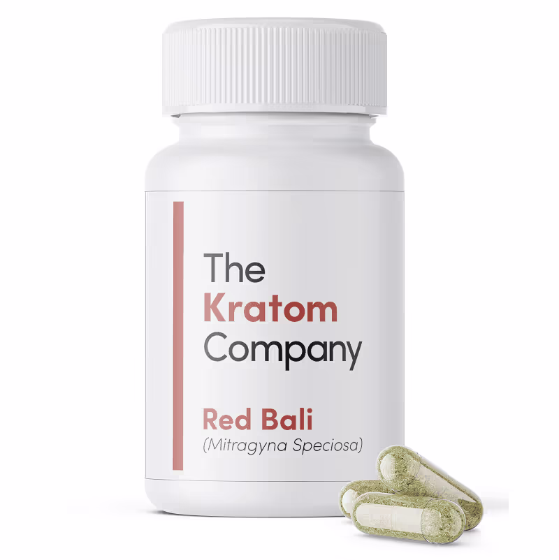 the kratom company capsules 150ct red bali - 203