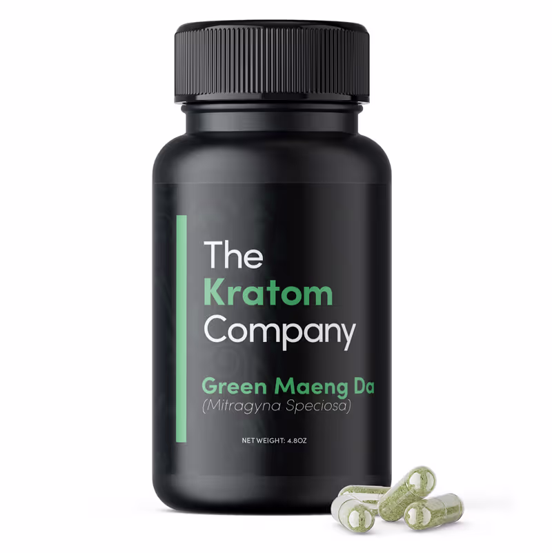 the kratom company capsules 500ct green maeng da - 198