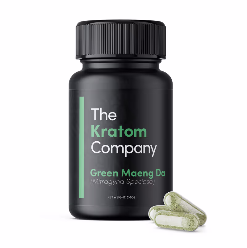 the kratom company capsules 150ct green maeng da - 201