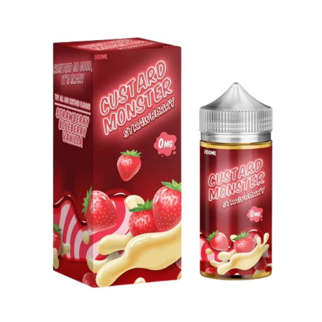 Jam Monster 3mg - Strawberry Custard - 5397