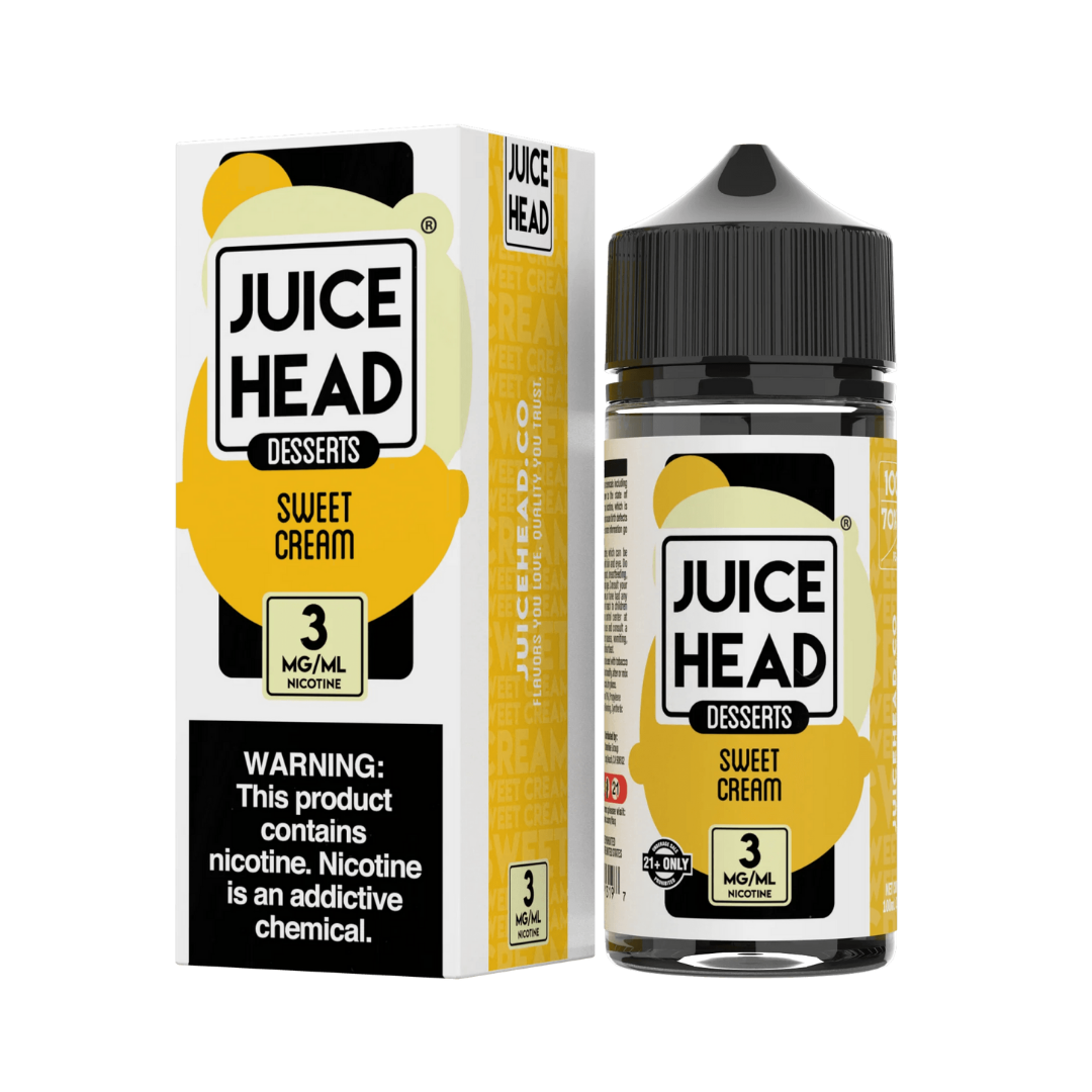 Juice Head 3mg - Sweet Cream - 5464