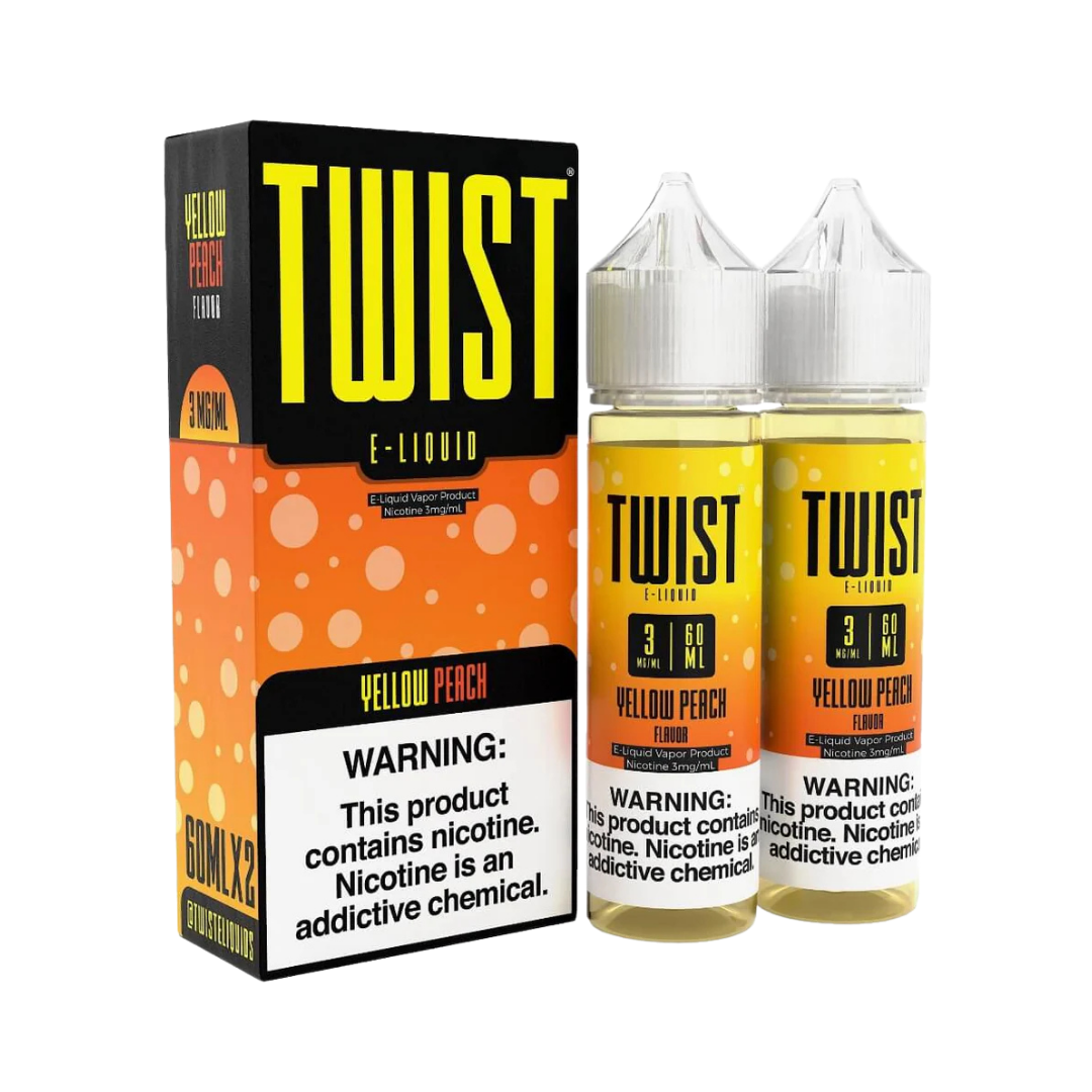 Twist 60ml 6mg 2PK - Yellow Peach - 5596