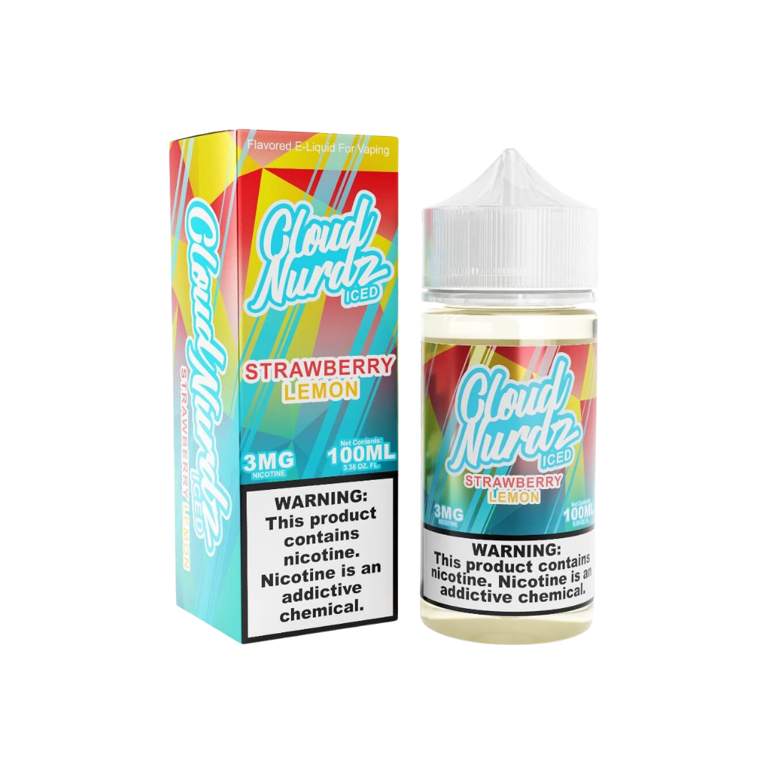 Cloud Nurdz 3mg - Strawberry Lemon Ice - 5306