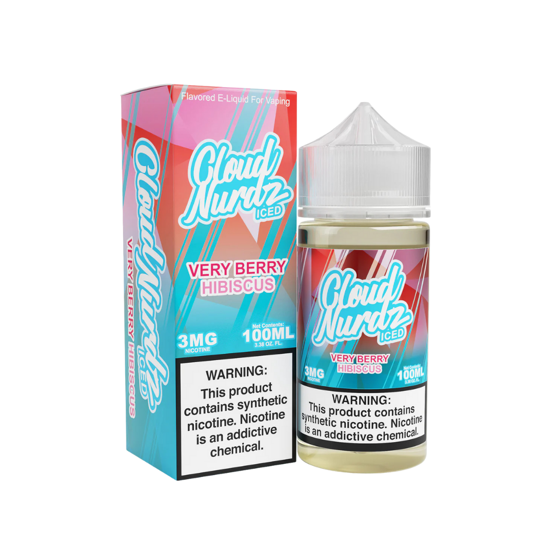 Cloud Nurdz 3mg - Very Berry Hibiscus Ice - 5318