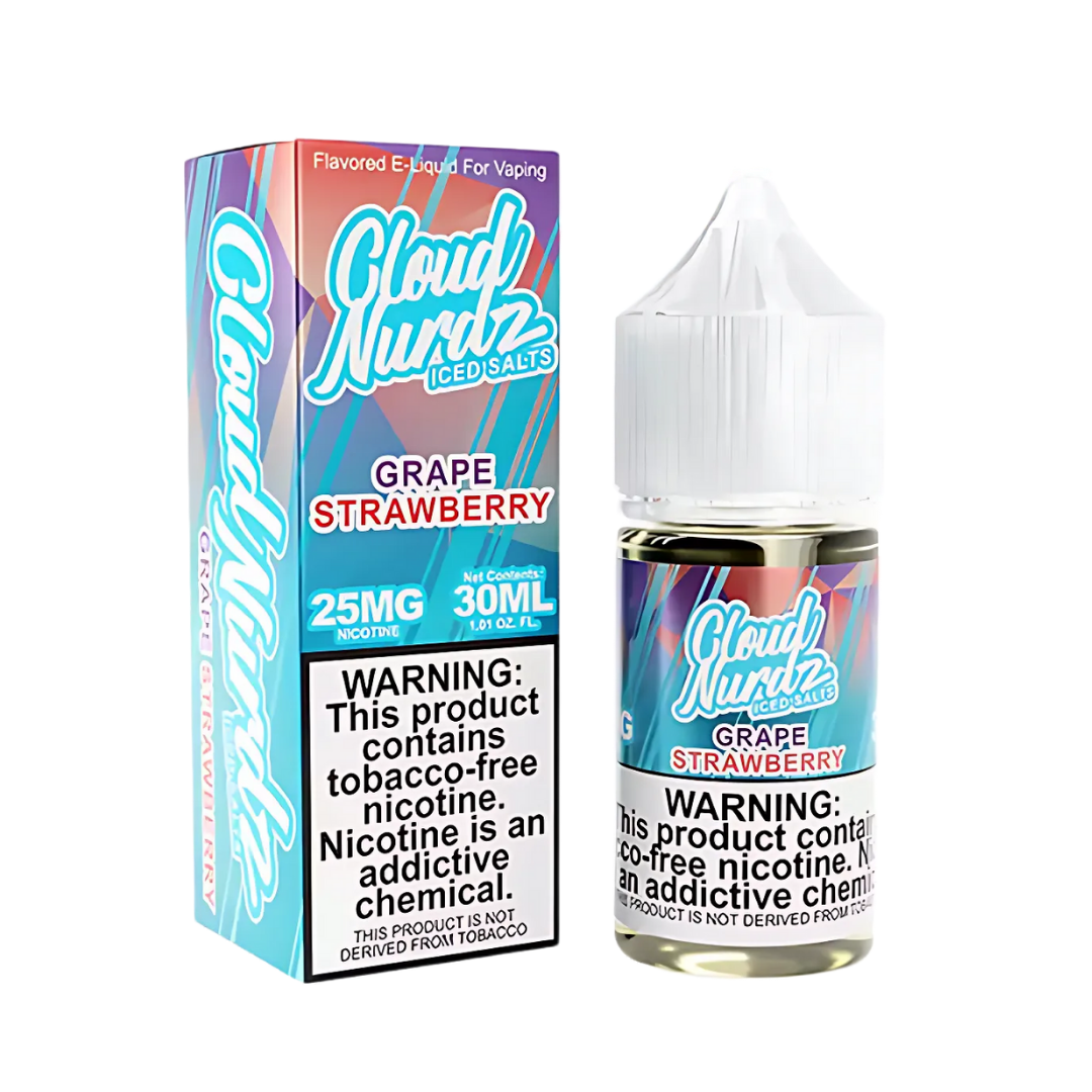 Cloud Nurdz 3mg - Ice Grape Strawberry - 5266