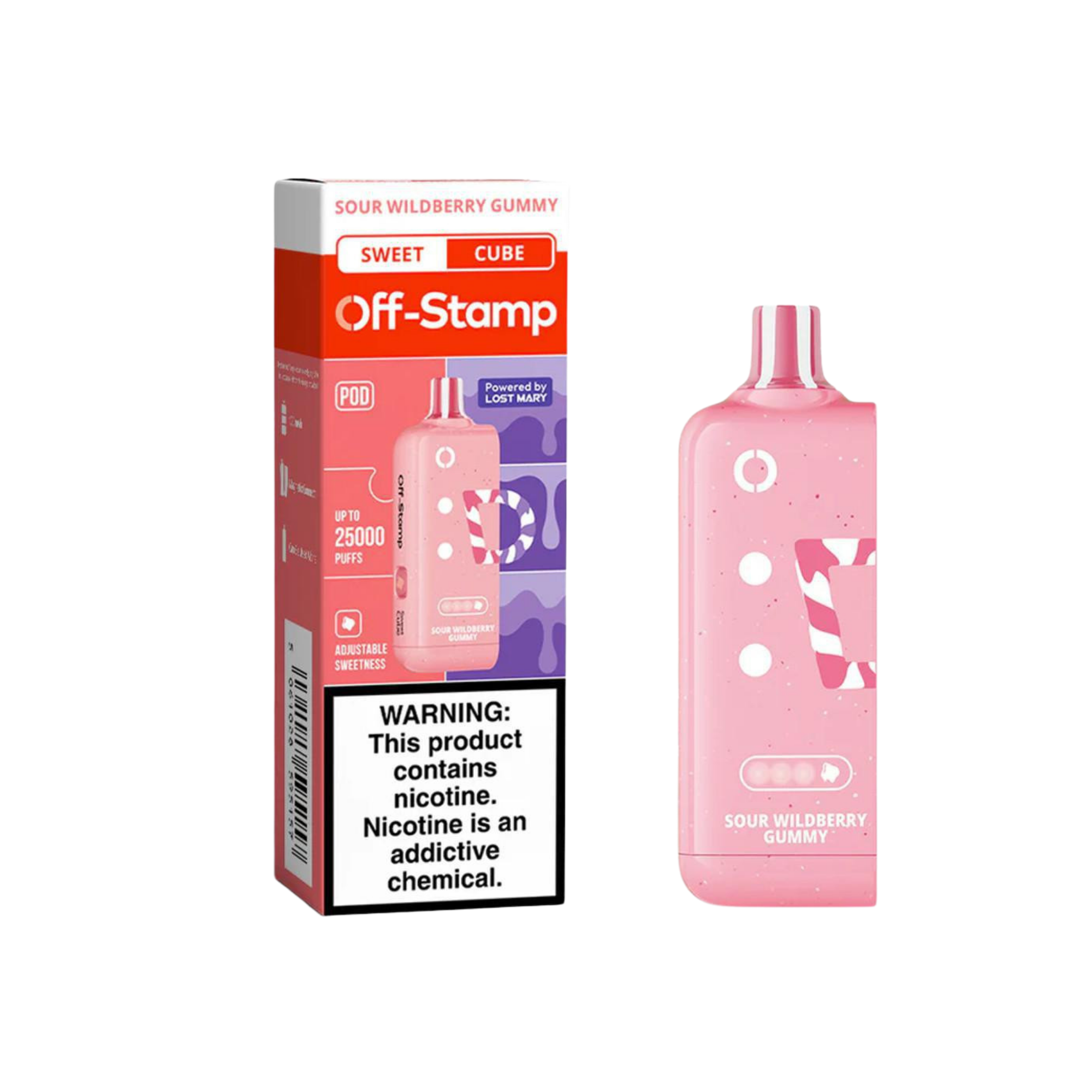 Off Stamp X Cube 25k Pod - Sour Wild Berry Gummy - 5735