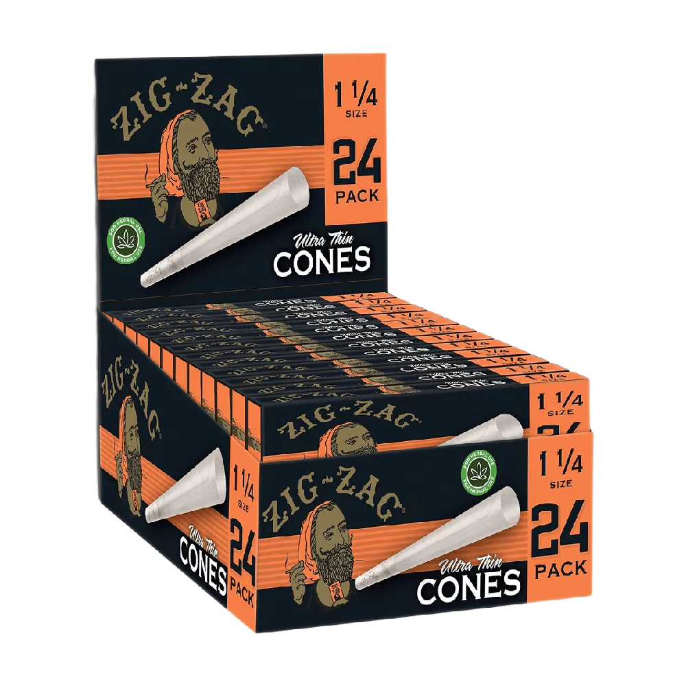 Zig Zag Cones Ultra Thin 1 1/4 24PK - 5843