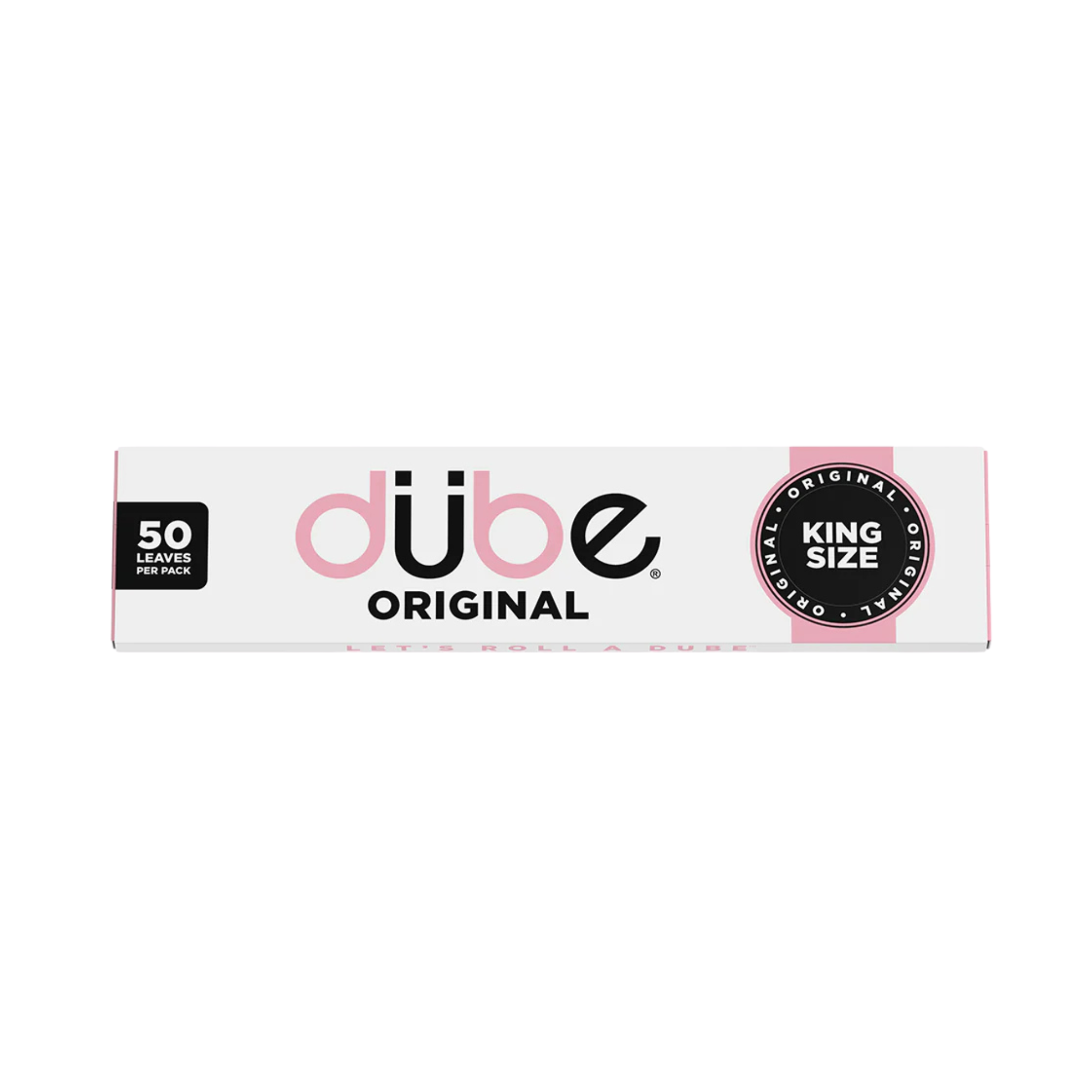 DUBE ORIGINAL PINK PAPERS KING - 50CT DISPLAY - 5849