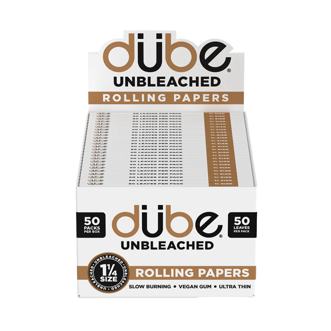 DUBE Unbleached 11/4 rolling papers - 5833