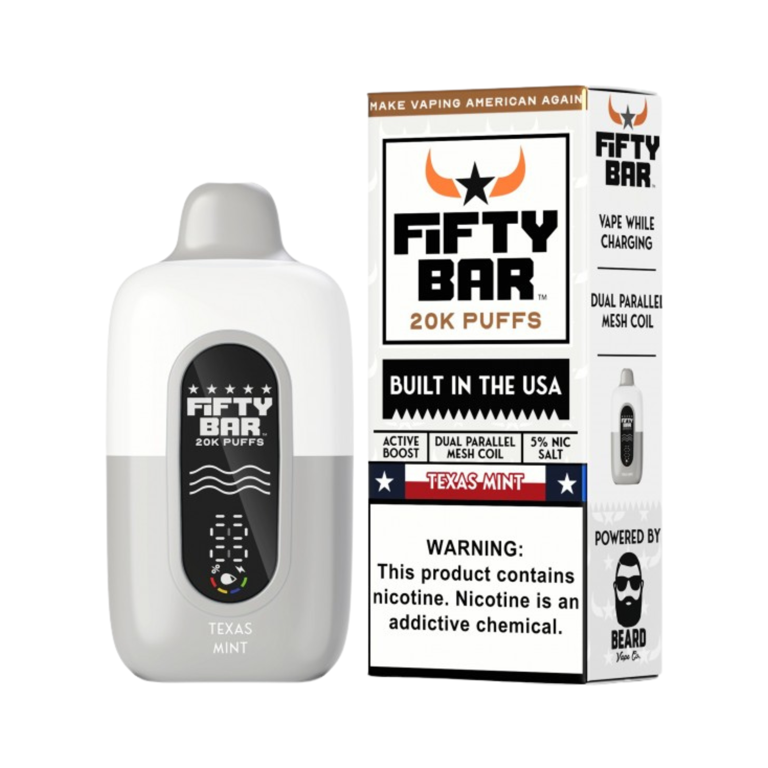 Fifty Bar 20K 5% Texas mint	- 5156