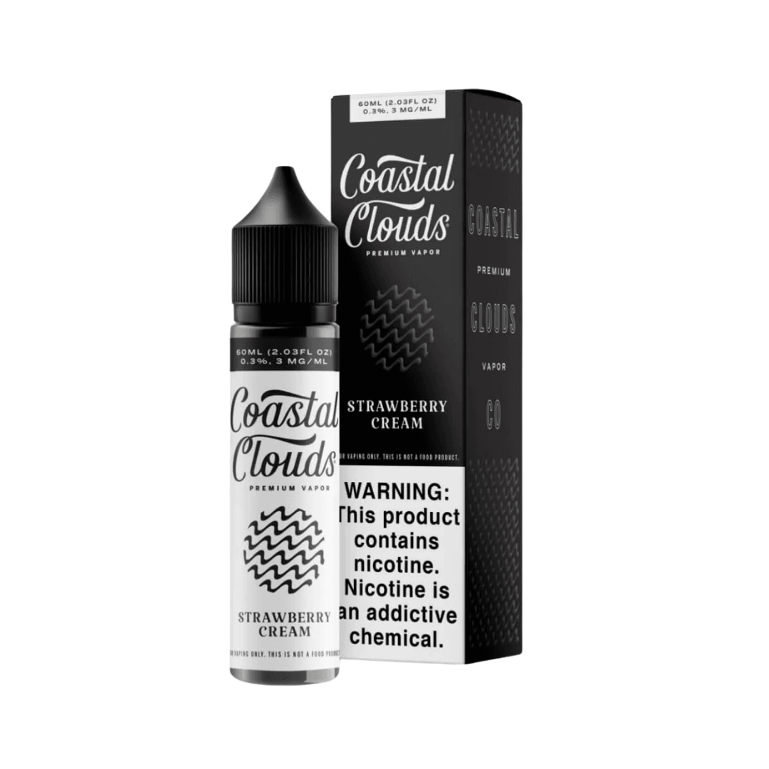 Coastal Clouds 0mg 60ml - Strawberry Cream - 5932