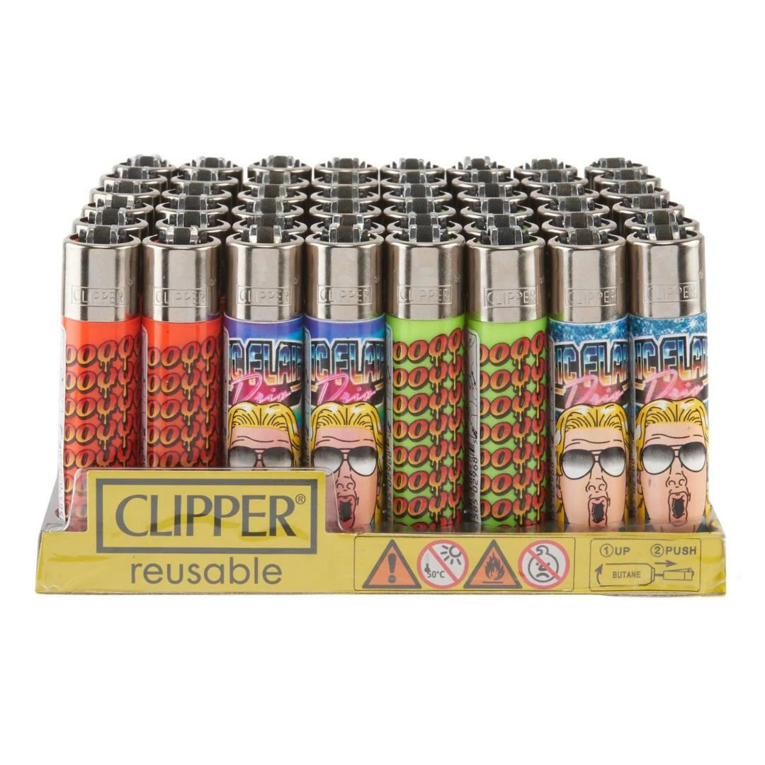 Clipper Flint Lighter Display 48CT - Ric Flair 1 - 5957