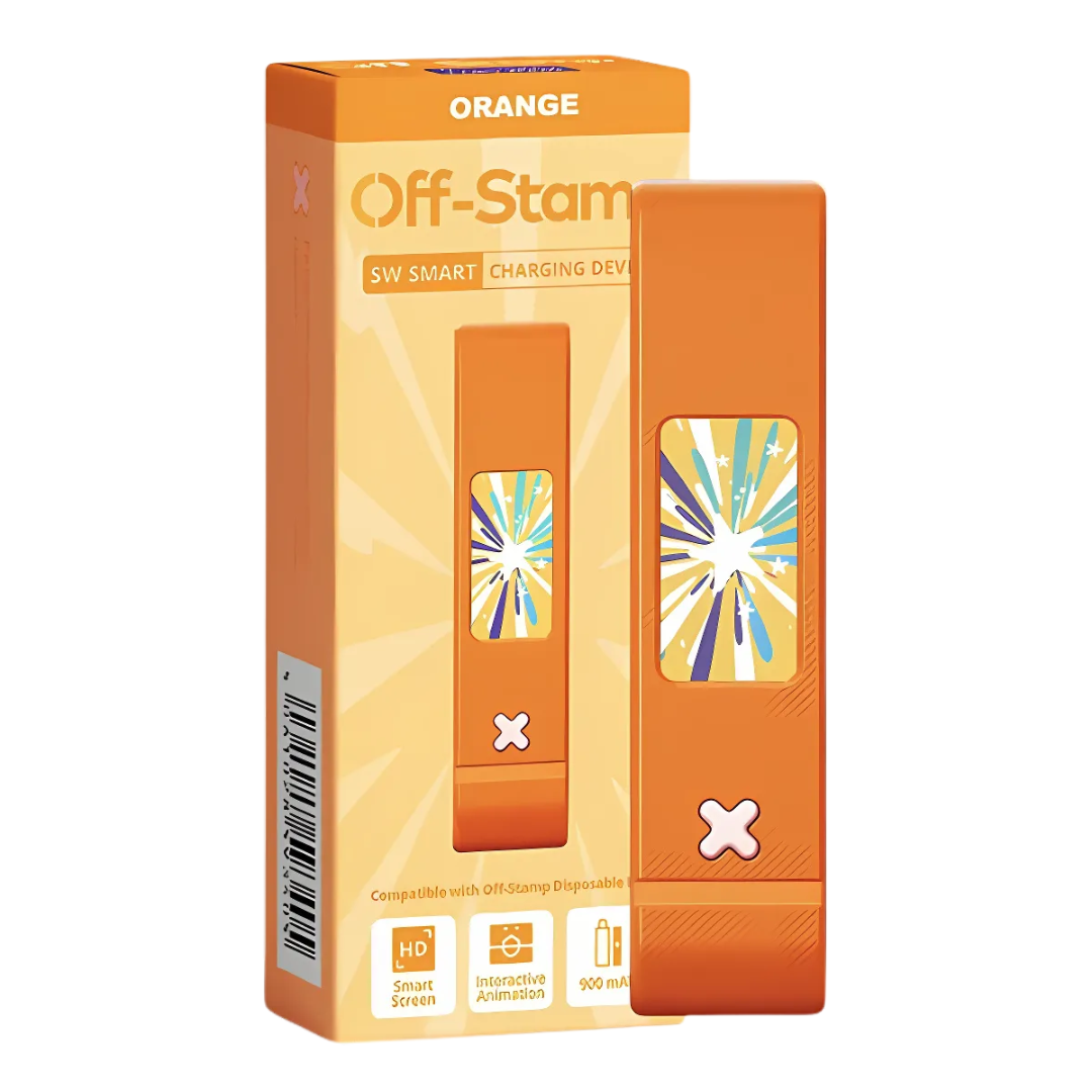 Off Stamp Orange Battery - 5995