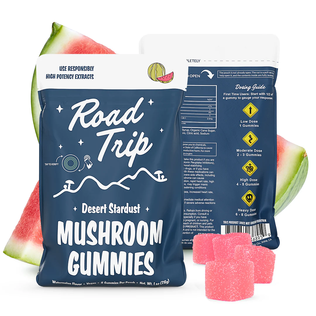 Road Trip Desert Stardust Magic Mushrooms 10PK Watermelon - 6155