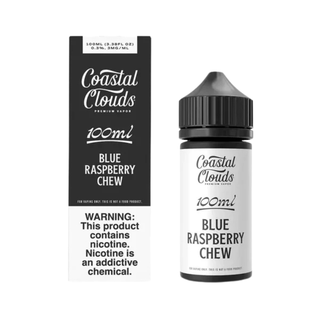 Coastal Clouds 100ml 0mg - Blue Raspberry Chew - 6223