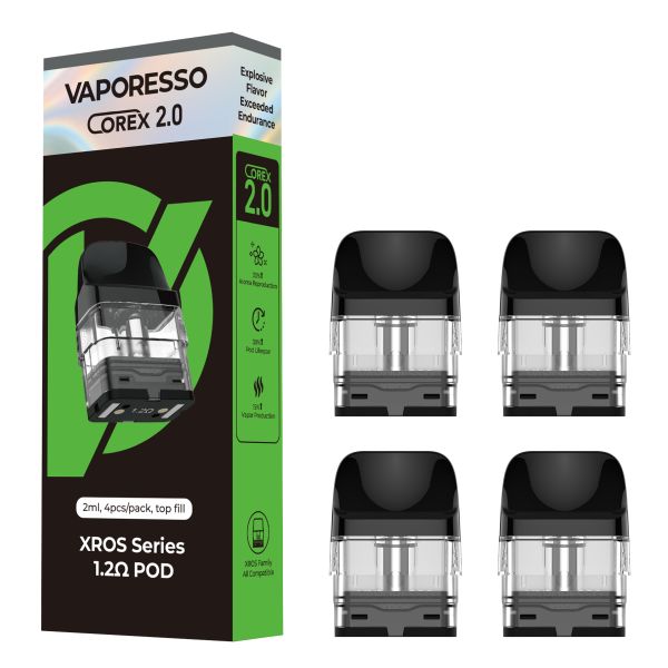 Vaporesso XROS COREX 2.0 Pods 4PK 2mL - 1.2ohm Mesh - 6271