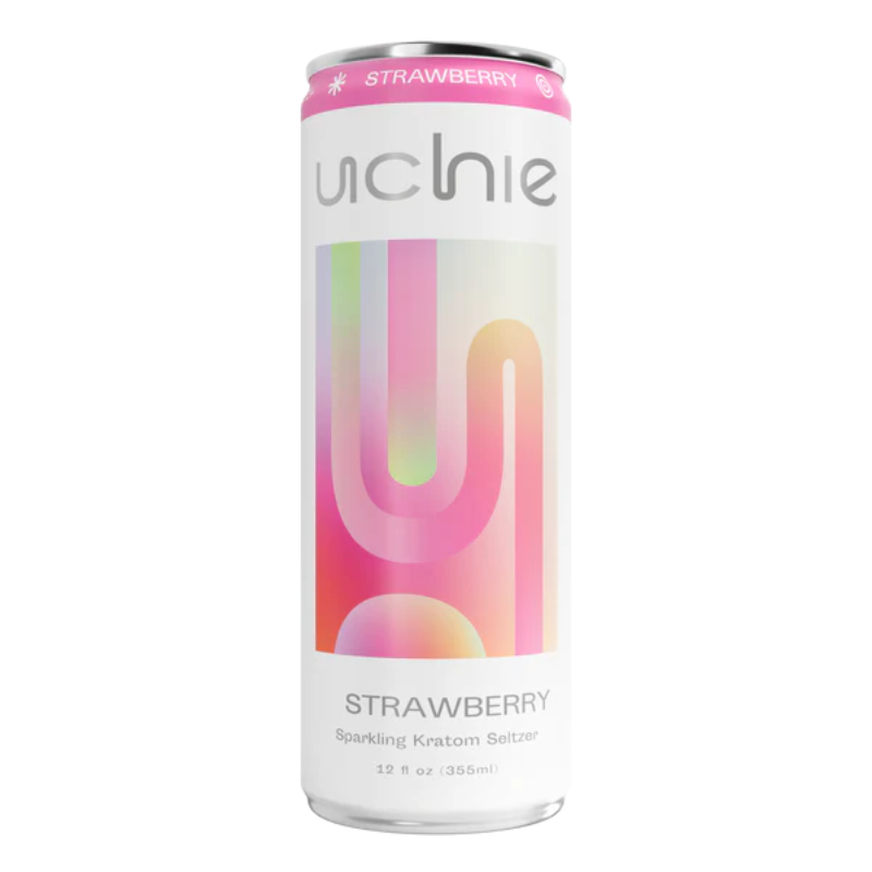 UCHIE KRATOM SELTZER 12PK - STRAWBERRY - 6376