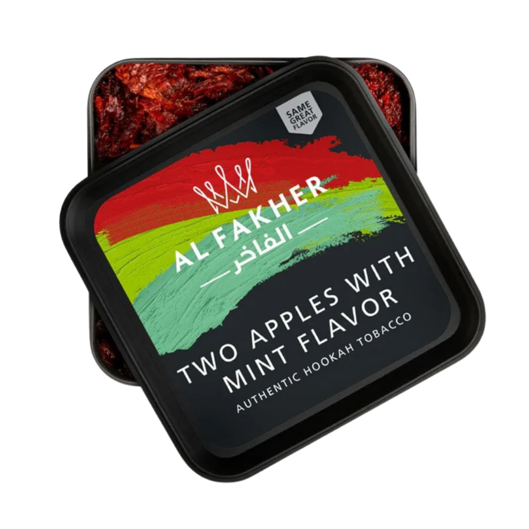 Al Fakher Two Apples w/ Mint 10PK - 6386