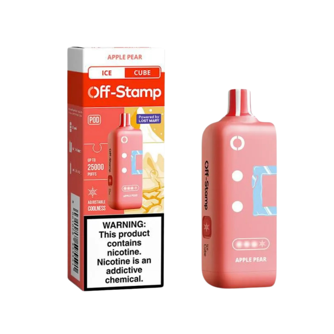 Off Stamp X Cube 25k Pod - Apple Pear - 6402
