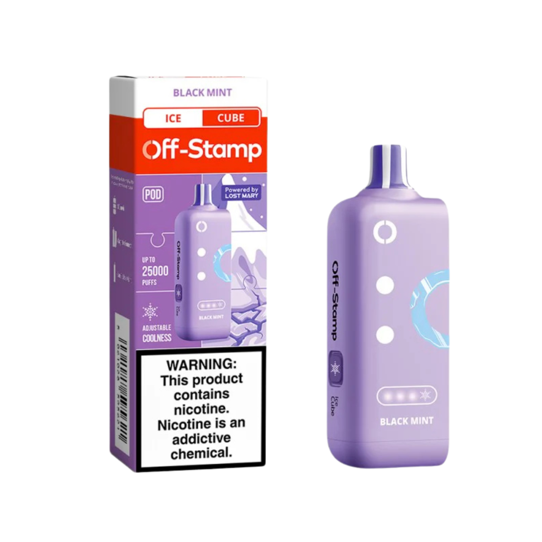 Off Stamp X Cube 25k Pod - Black Mint - 6404