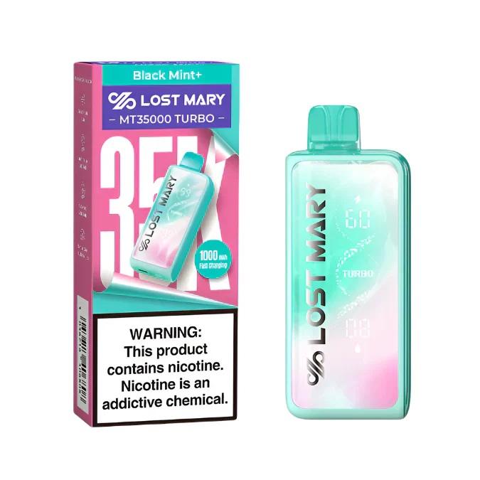 Lost Mary Turbo 35k - Black Mint - 6412
