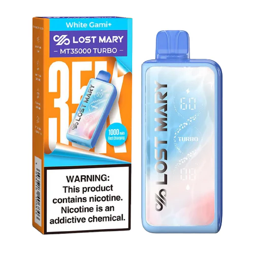 Lost Mary Turbo 35k - White Gami + - 7551