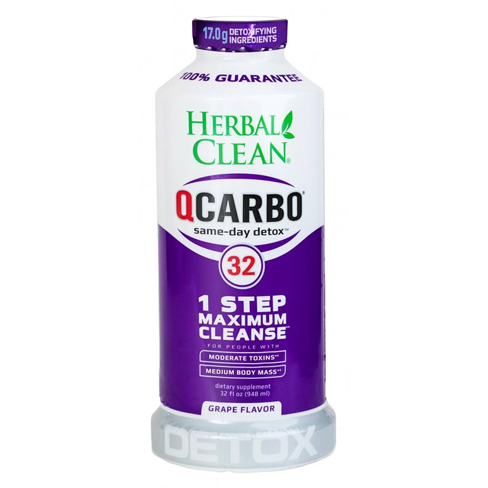 Detox Q Carbo Herbal Clean - Grape - 6485
