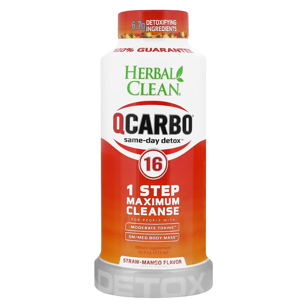 Detox Q Carbo Herbal Clean - Strawberry Mango - 6487