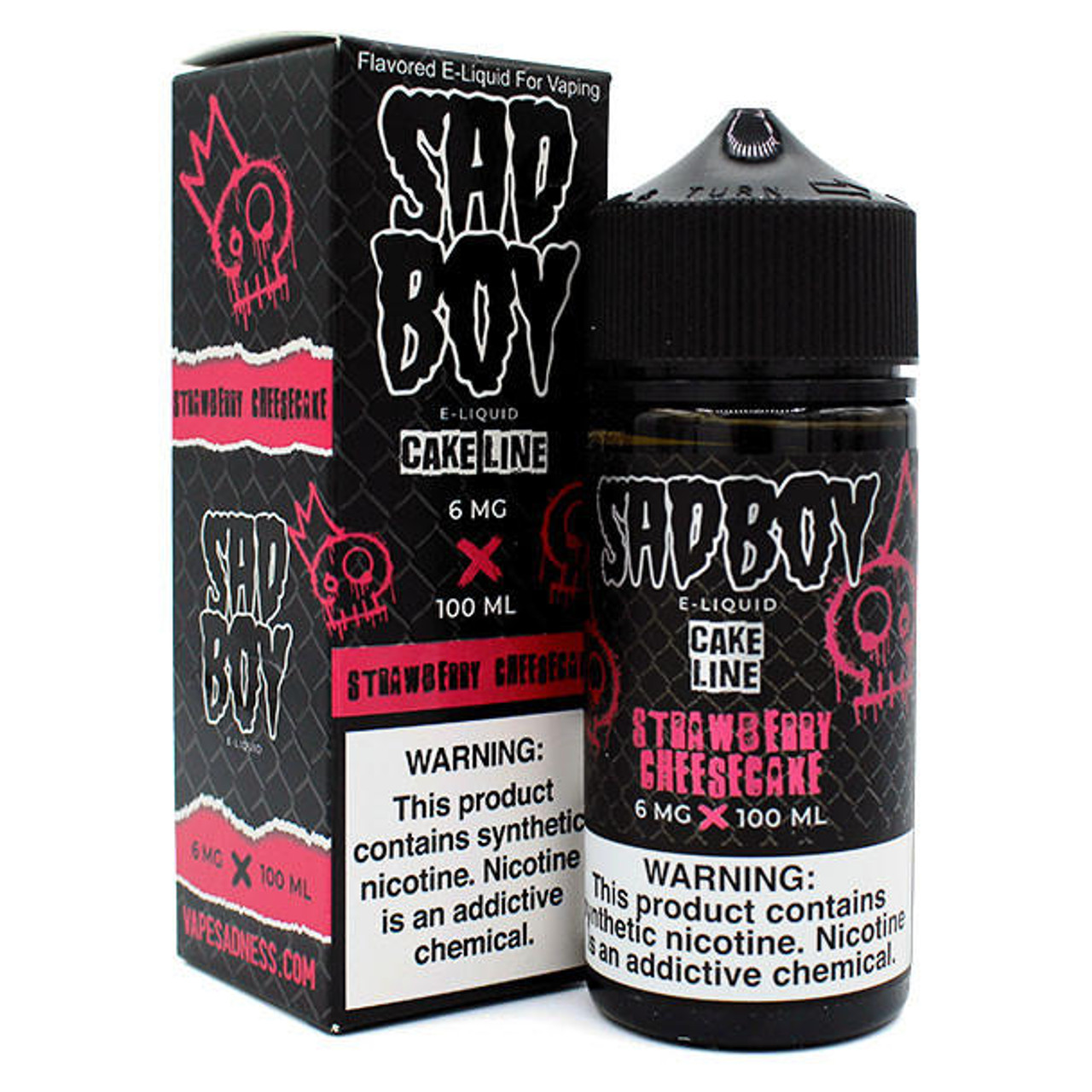 Sadboy 3mg - Strawberry Cheesecake - 6534