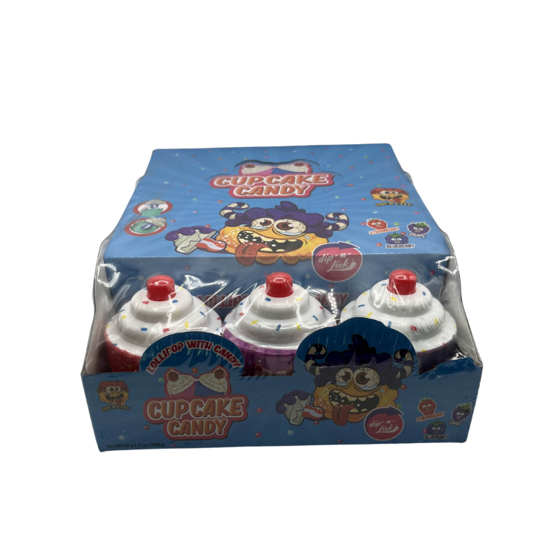 SOUR CITY CUPCAKE CANDY 12CT - 6658