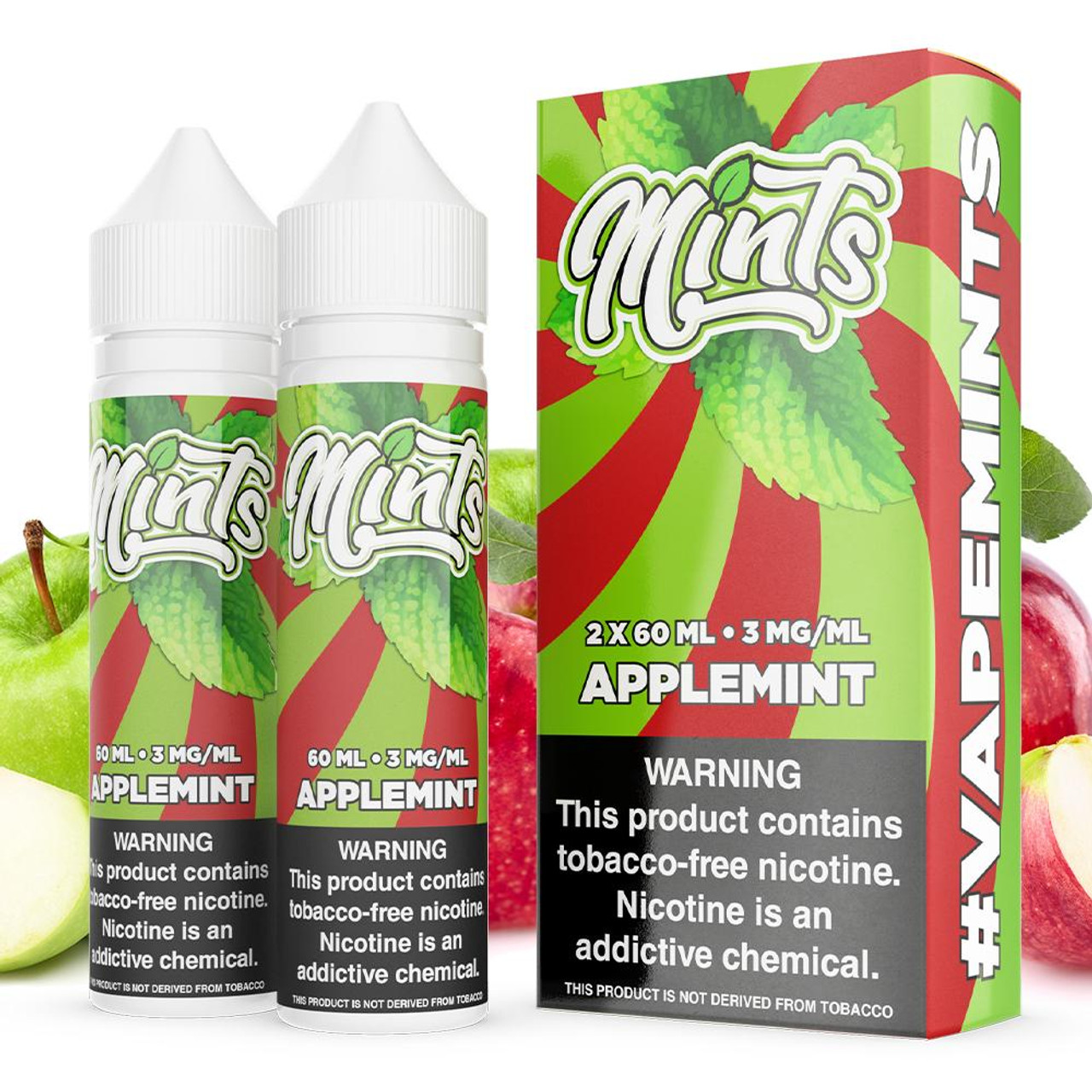 Mints 60ml 3mg 2PK - Applemint - 6700