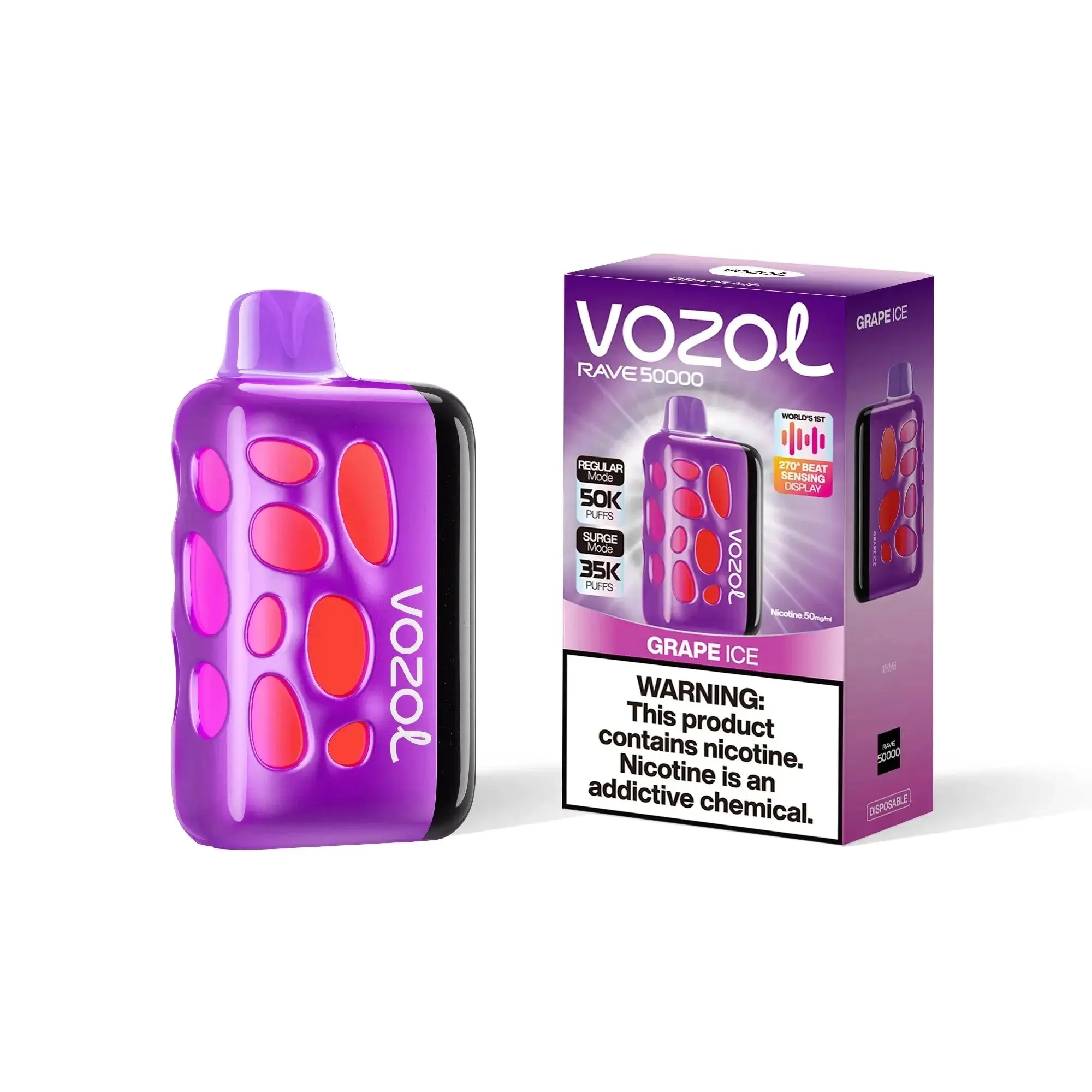 Vozol Rave 50k - Grape Ice - 6725