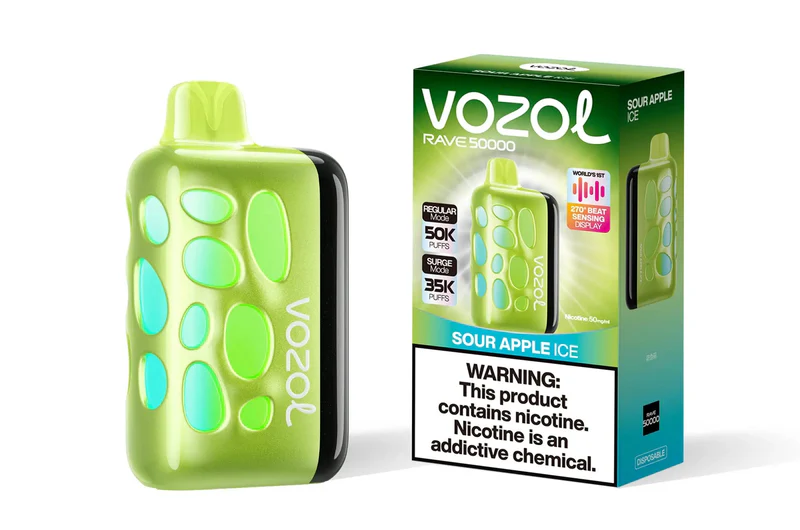 Vozol Rave 50k - Sour Apple Ice - 6727