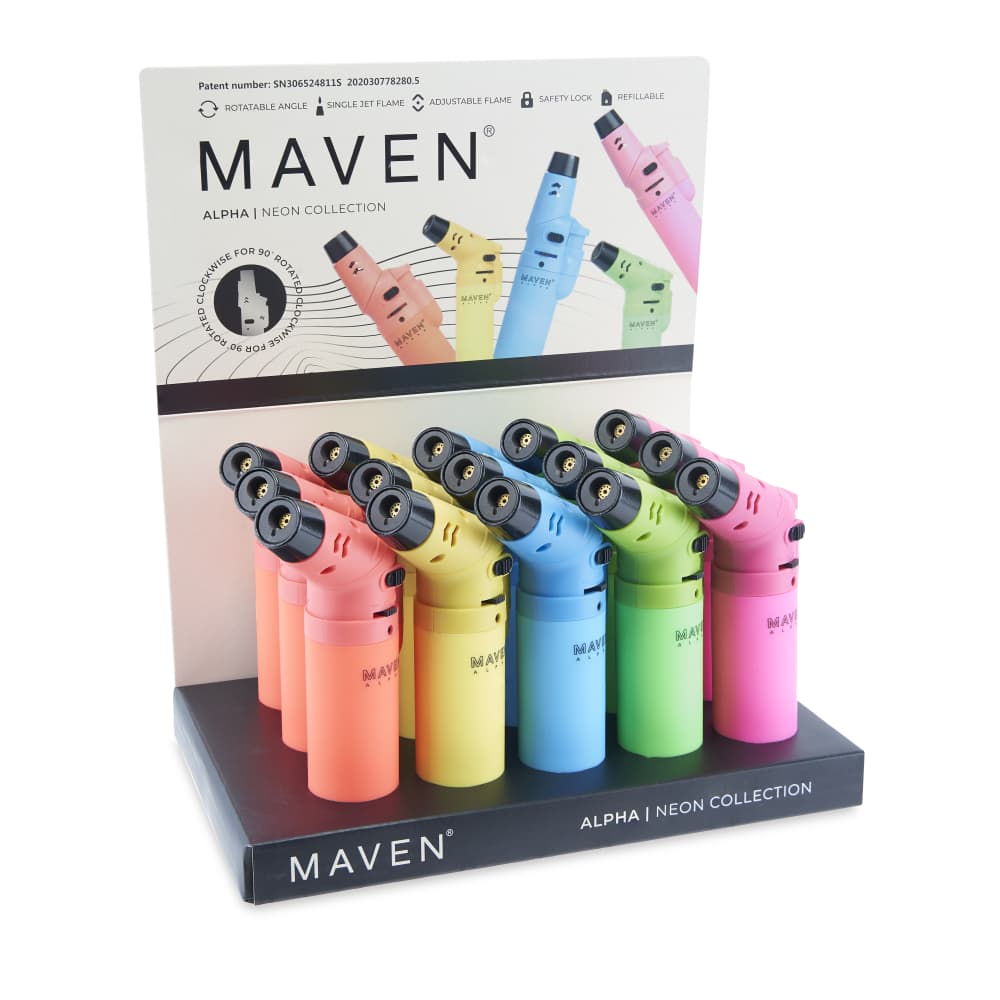Maven Alpha 5" Lighter 15CT Box - 6789