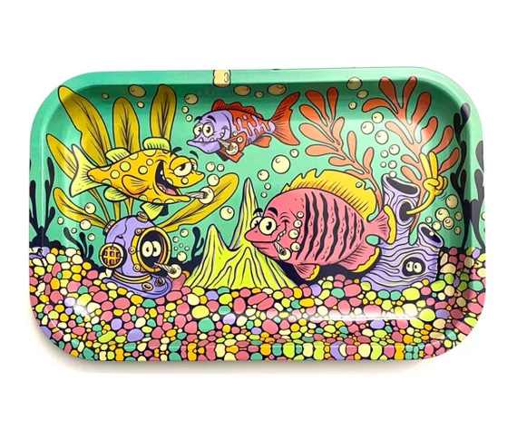 Metal Rolling Tray 11x8 - 6797