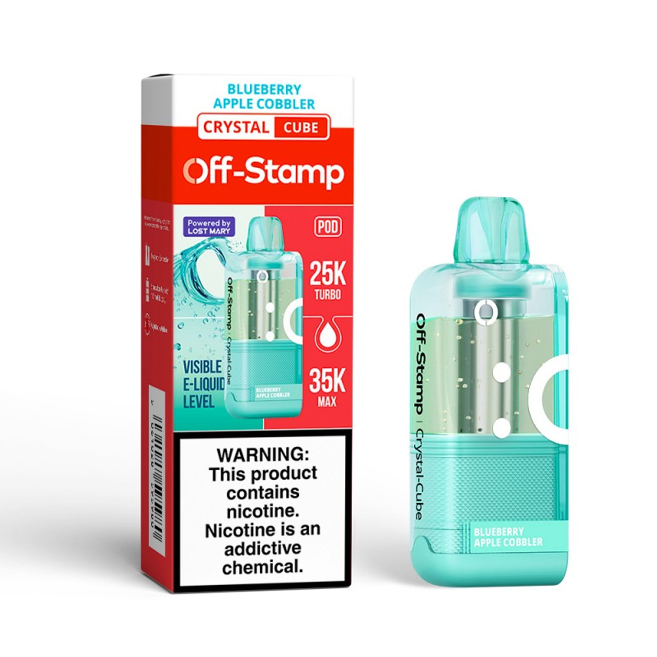 Off Stamp X Cube 35k Pod - Blueberry Apple Cobbler - 6830