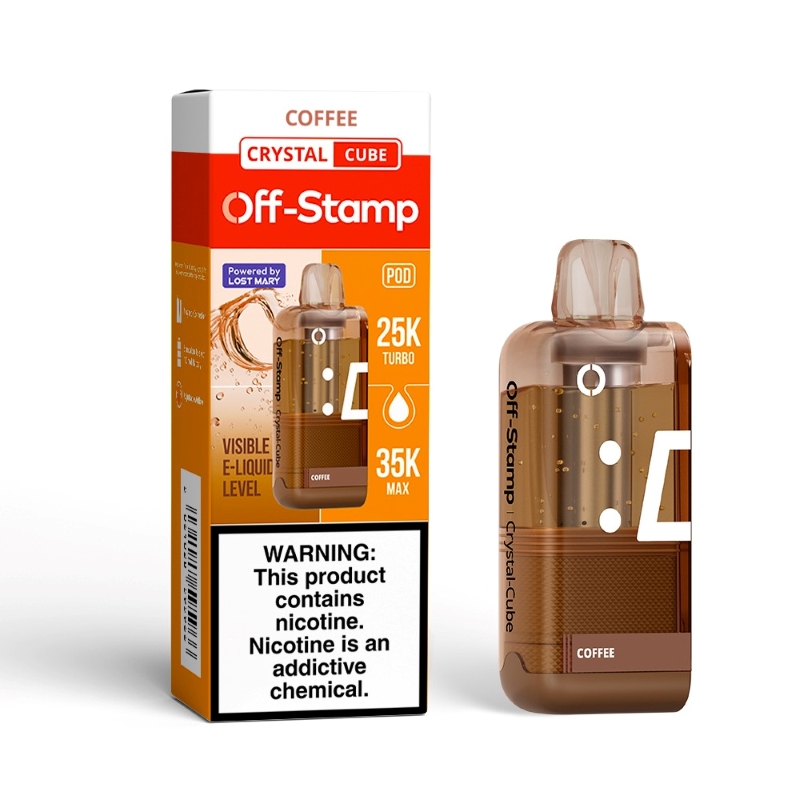 Off Stamp X Cube 35k Pod - Coffee - 6831