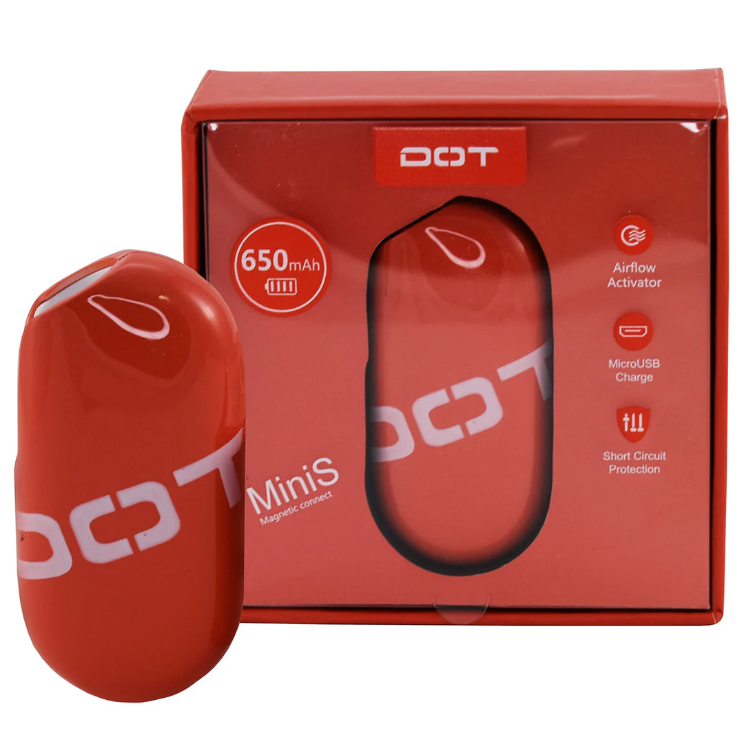DOT MINI S 650MAH BATTERY - RED - 6902
