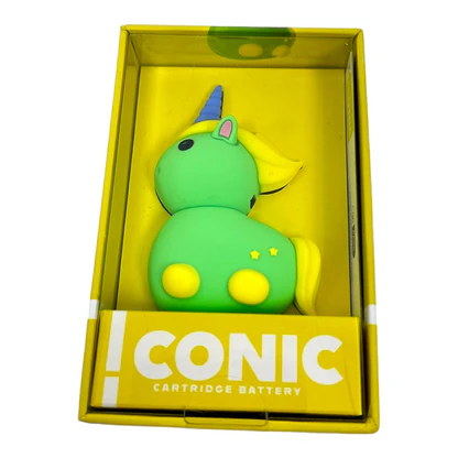 ICONIC UNICORN -CART BATTERY - NEON GREEN/YELLOW - 6916